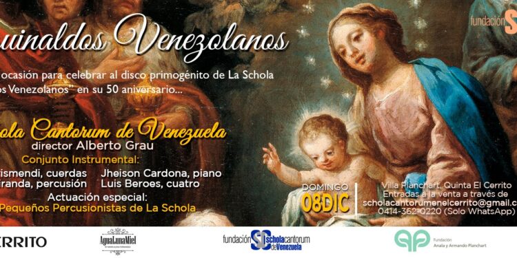 Aguinaldos Venezolanos en El Cerrito con la Schola Cantorum de Venezuela