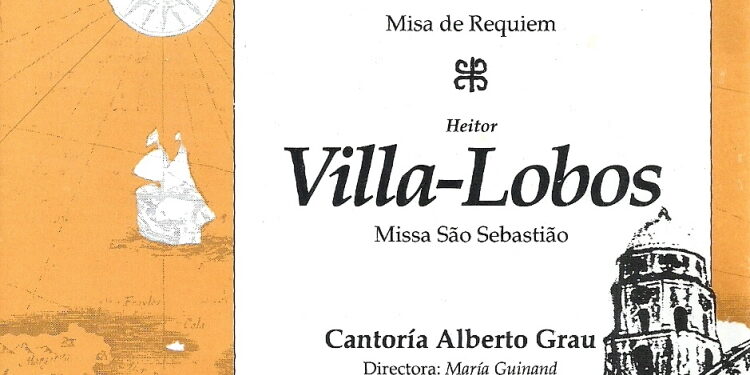 Álbum: Misa de Réquiem. Juan Bautista Plaza / Missa São Sebastião. Heitor Villa-Lobos