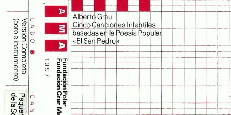 Álbum: Cinco Canciones Infantiles Basadas en la Poesía Popular El San Pedro