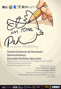 “Et in terra pax”: Música y danza construyendo paz.