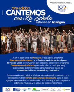 Cantemos con La Schola: Acarigua
